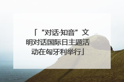 “对话·知音”文明对话国际日主题活动在匈牙利举行
