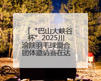 “巴山大峡谷杯”2025川渝陕羽毛球混合团体邀请赛在达州开赛