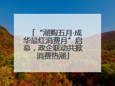 “潮购五月·成华最红消费月”启幕，政企联动共掀消费热潮