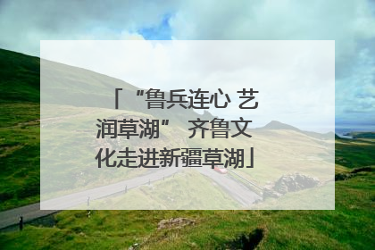 “鲁兵连心 艺润草湖” 齐鲁文化走进新疆草湖