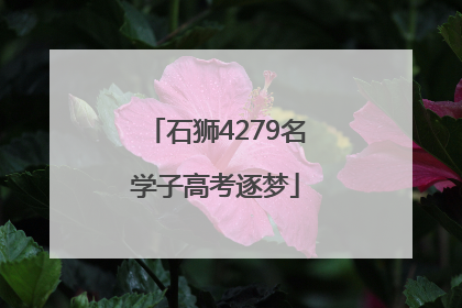 石狮4279名学子高考逐梦