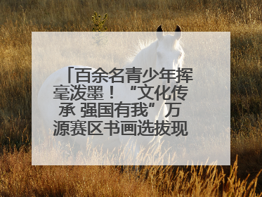 百余名青少年挥毫泼墨！“文化传承 强国有我”万源赛区书画选拔现场精彩绝伦