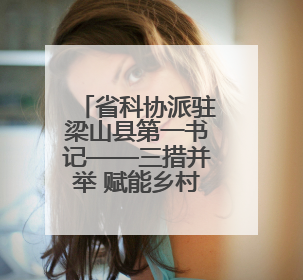 省科协派驻梁山县第一书记——三措并举 赋能乡村教育 助力黄河滩娃健康成长