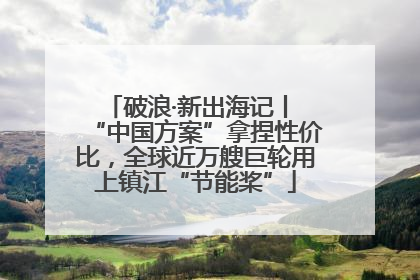 破浪·新出海记丨 “中国方案”拿捏性价比，全球近万艘巨轮用上镇江“节能桨”
