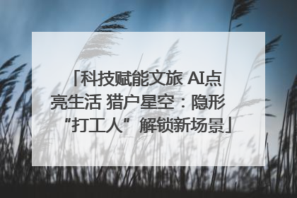 科技赋能文旅 AI点亮生活 猎户星空：隐形“打工人”解锁新场景