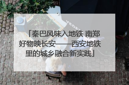 秦巴风味入地铁 南郑好物映长安——西安地铁里的城乡融合新实践