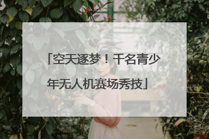 空天逐梦！千名青少年无人机赛场秀技