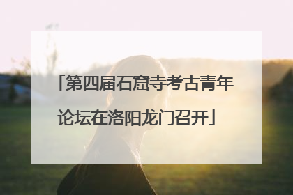 第四届石窟寺考古青年论坛在洛阳龙门召开