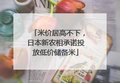 米价居高不下，日本新农相承诺投放低价储备米
