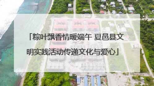 粽叶飘香情暖端午 夏邑县文明实践活动传递文化与爱心