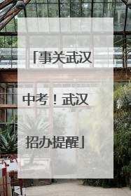 事关武汉中考！武汉招办提醒
