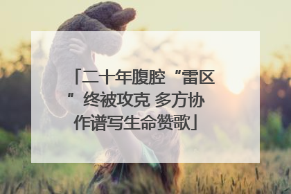 二十年腹腔“雷区”终被攻克 多方协作谱写生命赞歌