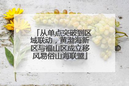 从单点突破到区域联动，黄渤海新区与福山区成立移风易俗山海联盟