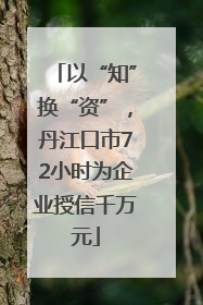 以“知”换“资”，丹江口市72小时为企业授信千万元