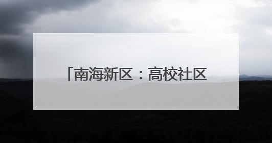 南海新区：高校社区开展中外文化交流