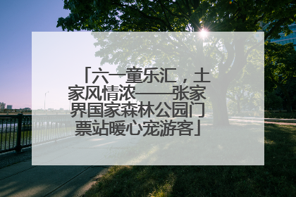 六一童乐汇，土家风情浓——张家界国家森林公园门票站暖心宠游客