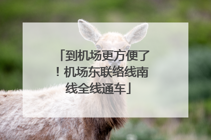 到机场更方便了！机场东联络线南线全线通车