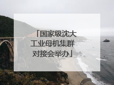 国家级沈大工业母机集群对接会举办