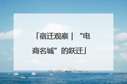 宿迁观察｜“电商名城”的跃迁