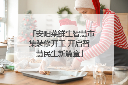 安阳菜鲜生智慧市集装修开工 开启智慧民生新篇章