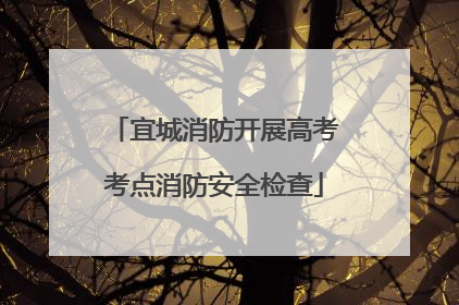 宜城消防开展高考考点消防安全检查