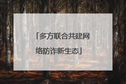 多方联合共建网络防诈新生态