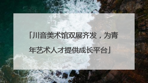 川音美术馆双展齐发，为青年艺术人才提供成长平台