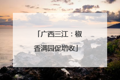 广西三江：椒香满园促增收