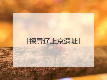 探寻辽上京遗址