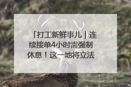 打工新鲜事儿｜连续接单4小时需强制休息！这一地将立法保障骑手劳动权益