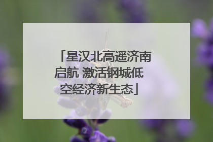 星汉北高遥济南启航 激活钢城低空经济新生态
