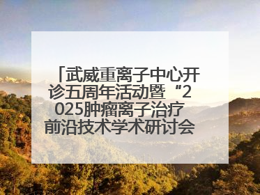 武威重离子中心开诊五周年活动暨“2025肿瘤离子治疗前沿技术学术研讨会”成功举办