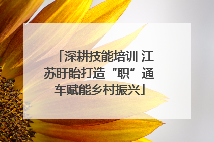 深耕技能培训 江苏盱眙打造“职”通车赋能乡村振兴