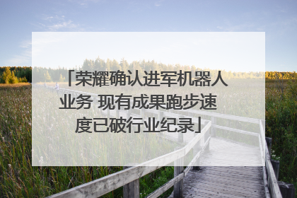 荣耀确认进军机器人业务 现有成果跑步速度已破行业纪录