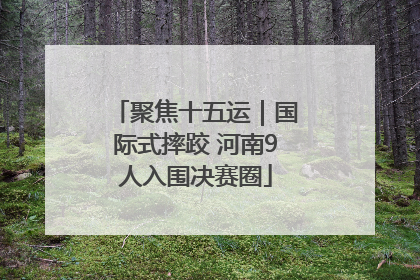 聚焦十五运｜国际式摔跤 河南9人入围决赛圈