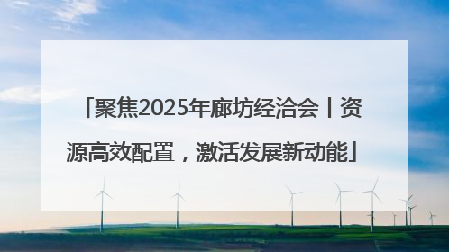 聚焦2025年廊坊经洽会丨资源高效配置，激活发展新动能