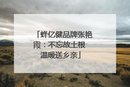 蜂亿健品牌张艳霞：不忘故土根 温暖送乡亲