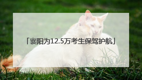 襄阳为12.5万考生保驾护航