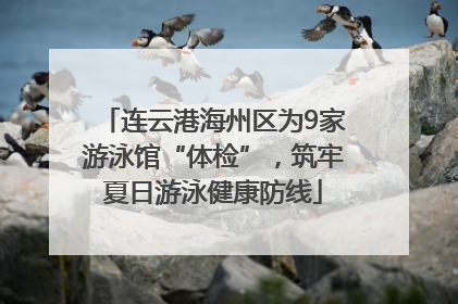 连云港海州区为9家游泳馆“体检”，筑牢夏日游泳健康防线
