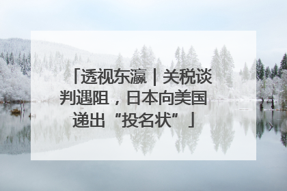 透视东瀛｜关税谈判遇阻，日本向美国递出“投名状”