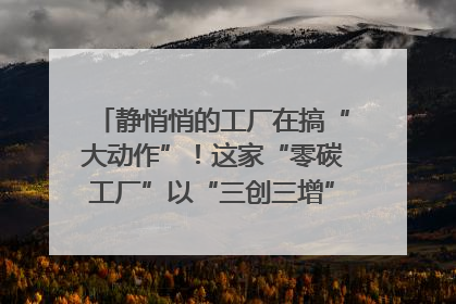 静悄悄的工厂在搞“大动作”！这家“零碳工厂”以“三创三增”探索共富新路径｜网络名人四川行