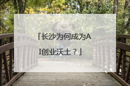 长沙为何成为AI创业沃土？