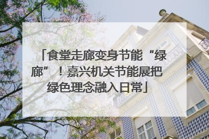 食堂走廊变身节能“绿廊”！嘉兴机关节能展把绿色理念融入日常