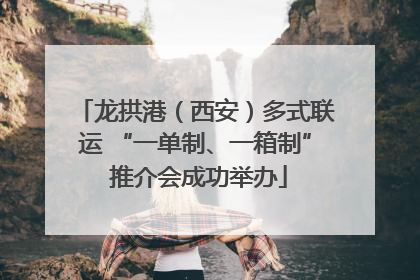 龙拱港（西安）多式联运 “一单制、一箱制” 推介会成功举办
