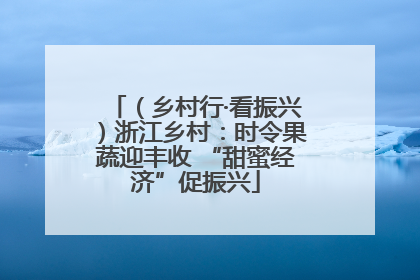 （乡村行·看振兴）浙江乡村：时令果蔬迎丰收 “甜蜜经济”促振兴