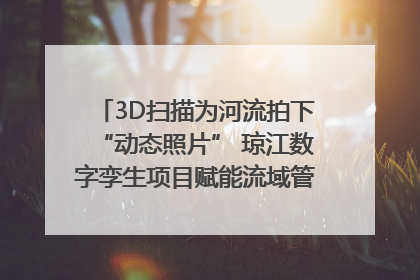 3D扫描为河流拍下“动态照片” 琼江数字孪生项目赋能流域管理｜新闻发布最前线