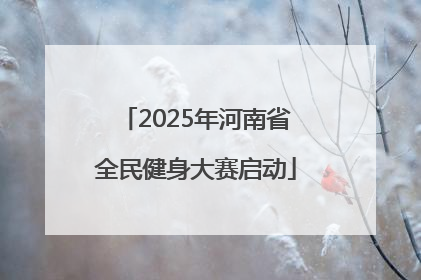 2025年河南省全民健身大赛启动