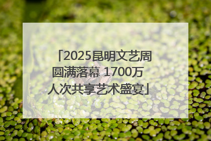 2025昆明文艺周圆满落幕 1700万人次共享艺术盛宴