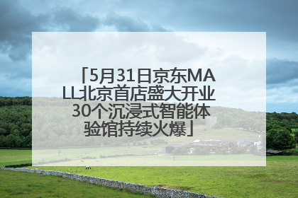 5月31日京东MALL北京首店盛大开业 30个沉浸式智能体验馆持续火爆