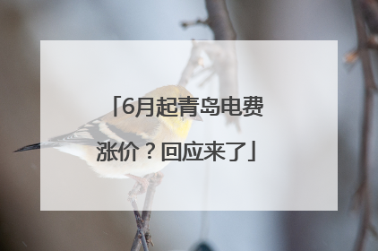 6月起青岛电费涨价？回应来了